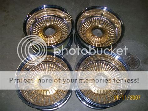 13x7 72 Spoke Gold Daytons | LayItLow.com Lowrider Forums