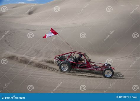 Red Sand Dune Buggy Racing by in the Sand Dunes Editorial Photo - Image ...