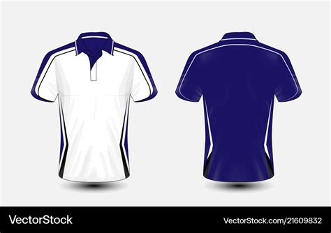 Blue and white layout e-sport t-shirt design Vector Image
