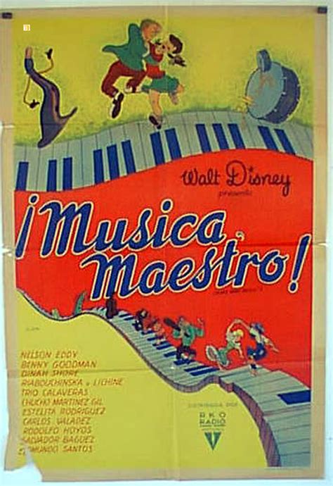 "MUSICA, MAESTRO" MOVIE POSTER - "MAKE MINE MUSIC" MOVIE POSTER