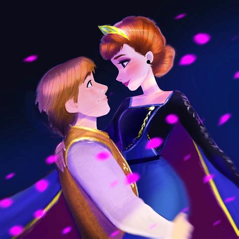 Anna and Kristoff from Frozen 2 💜💜💜 I finally saw the movie 😂 Kristoff’s song was so cringe but ...