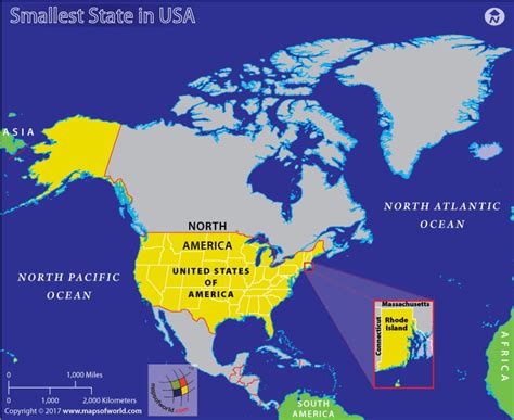 Smallest State in USA | What is the smallest state in the US