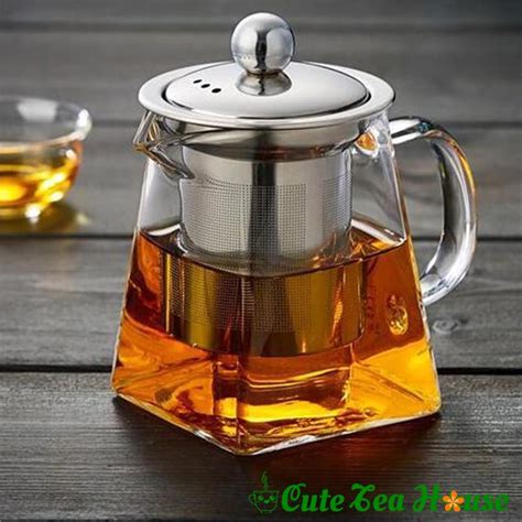 Tea Infuser Pot | Glass tea set, Glass tea