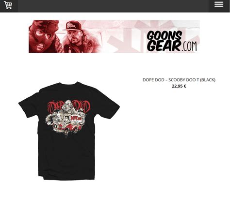 GoonsGear merch Collaboration / Scooby Doo Tshirt pre-order - Dope D.O.D.