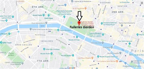 Where is Tuileries Garden Located? What Country is Tuileries Garden in? Tuileries Garden Map ...