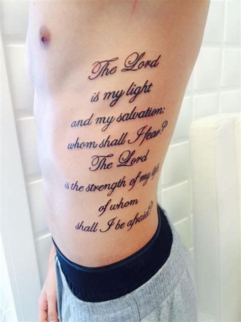 Bible Verse Tattoo On Ribs Male - Best Tattoo Ideas