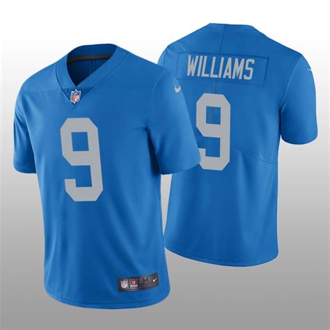 Detroit Lions Jameson Williams Blue Jersey Vapor Limited – Men’s – KatinatSports Store