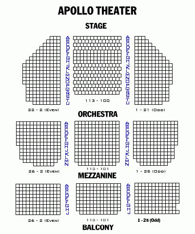 Apollo Theatre Seating Plan New York | Brokeasshome.com