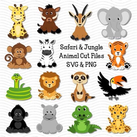 Safari Animal Svg Free - 563+ File for DIY T-shirt, Mug, Decoration and ...