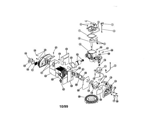 Craftsman 25cc Gas Blower Parts Diagram