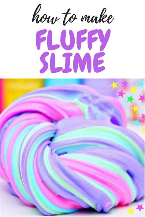 DIY How to Make Fluffy Slime | Schleim, Schleim selber machen, Slime selber machen rezept