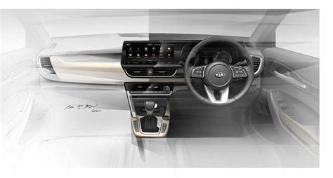 Kia SUV Interior Sketches Revealed - Unveil On June 20