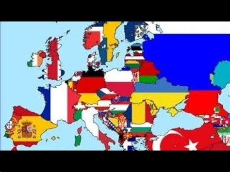 Europe map timeline (2023-1914) - YouTube