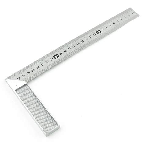 30cm Stainless Steel Right Measuring Angle Square Ruler-in Tape ...