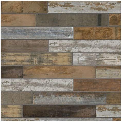 MARAZZI Montagna Wood Vintage Chic 6 in. x 24 in. Porcelain Floor and Wall Tile-ULRW624HD1PR at ...