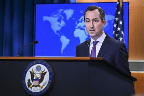 US State Department Press Briefing with new Spokesperson Matt Miller ...