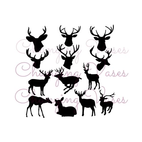 Doe Head Silhouette at GetDrawings | Free download