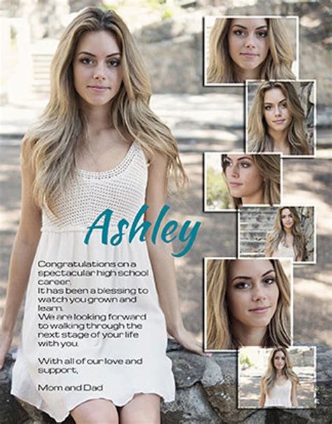 Seniors Yearbook Ads Templates Ashley - Etsy | Senior yearbook ads, Senior yearbook ad template ...