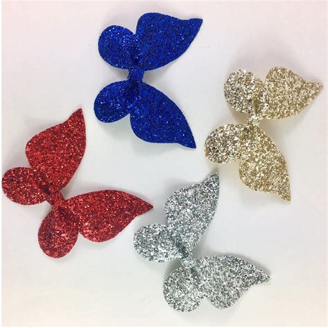 Butterfly Hair Clips / Glitter Hair Clip / | Etsy