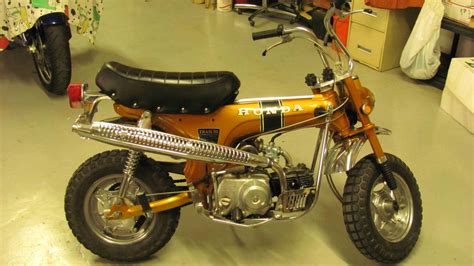 Honda CT70 CT 70 1969 Model Trail 70 Candy Gold First Year of Production