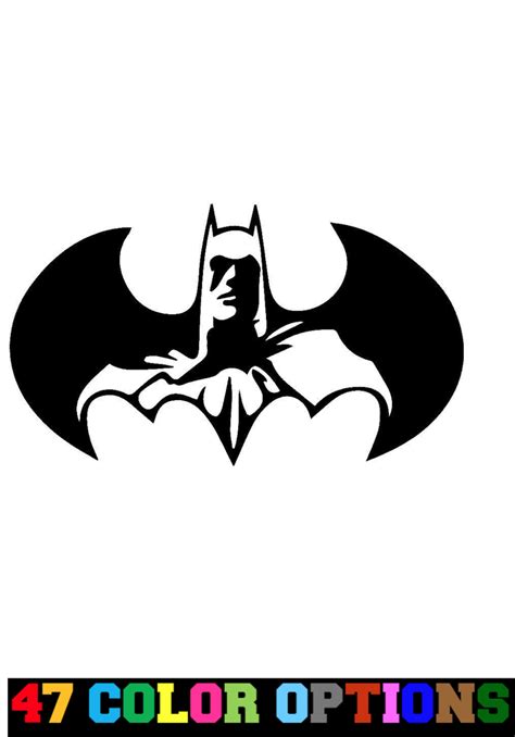 Decal Vinyl Truck Car Sticker - DC Comics Batman In Logo | eBay