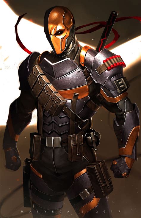 Deathstroke by alex malveda on ArtStation Dc Comics Characters, Dc ...