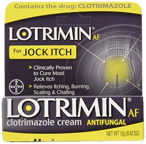 Lotrimin AF Jock Itch Antifungal Cream 0.42 oz (Pack of 2) | Pricepulse