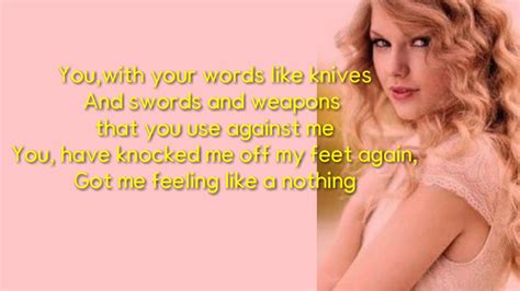 Mean -Taylor Swift [Lyrics] - YouTube