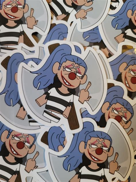 Impel Down Buggy the Clown One Piece Sticker - Etsy