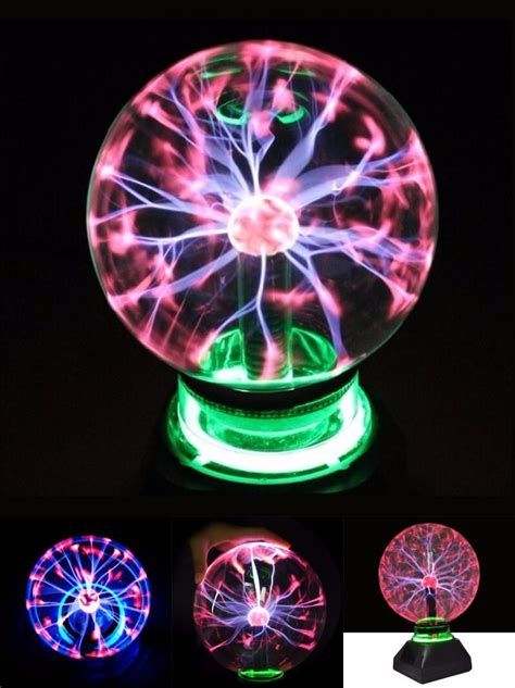 [Visit to Buy] Magic Plasma Ball Sphere Light 3 4 5 6 inch Table Light Night Lamp Kids Room Gift ...