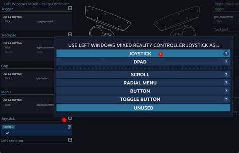 Steam VR controller bindings – Arkio