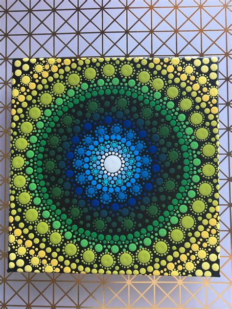 Pin by Bohomandalas on Mandalas on canvas | Mandala wall art, Mandala art, Dot art painting