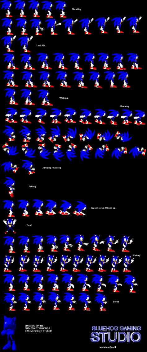 Sonic 2d Sprites