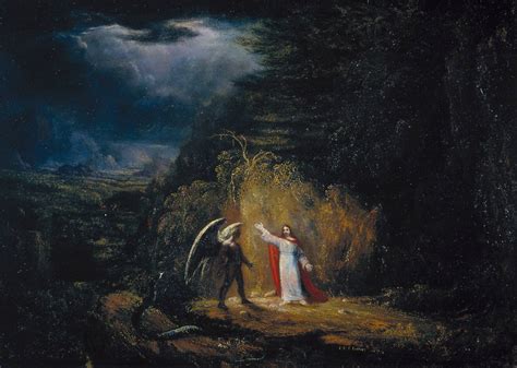 Jesus In The Wilderness Painting at PaintingValley.com | Explore collection of Jesus In The ...