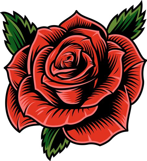 Red Rose Drawing, Rose Drawing Tattoo, Flower Art Drawing, Rose Flower ...