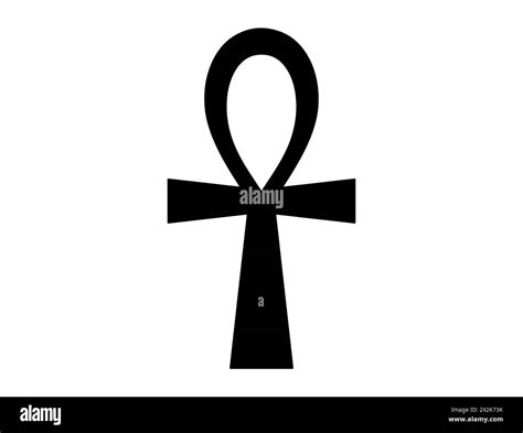 Ankh symbol silhouette vector art Stock Vector Image & Art - Alamy
