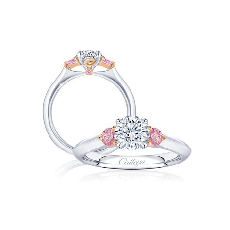 Loren White and Argyle Pink Diamond Ring - Fine Jewellery and Argyle Pink Diamond Specialists