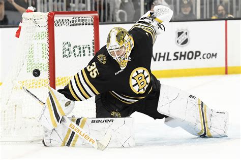 Bruins G Linus Ullmark fined $5K for high-sticking | Reuters