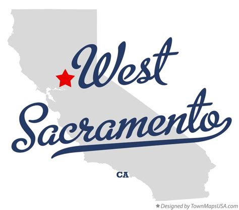 Map of West Sacramento, CA, California