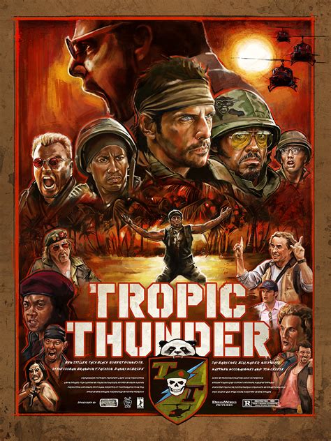 Tropic Thunder - Film Poster :: Behance