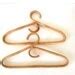 vintage clothes hangers bamboo hangers wood clothes by TKfindz