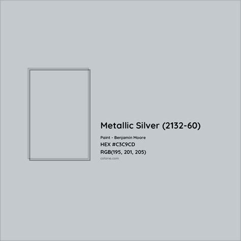 Metallic Silver Color Code