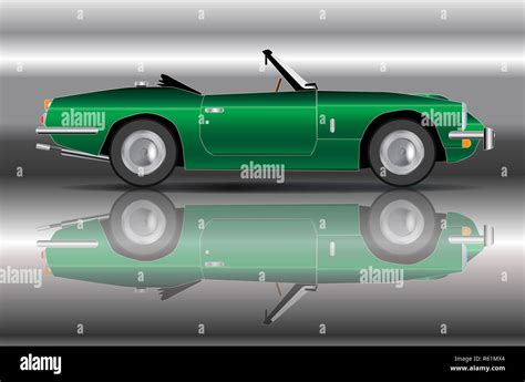 British Racing Green Sports Car Stock Photo - Alamy