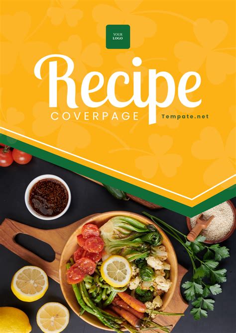 Recipe Cover Page Template - Edit Online & Download Example | Template.net
