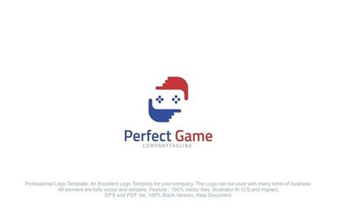 Perfect Game Logo Design Template | Game logo design, Logo design, Logo design template