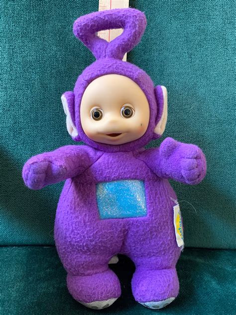 Mighty Mojo Teletubbies Talking Plush Tinky Winky Says Over Ten Phrases From The Show Doll ...