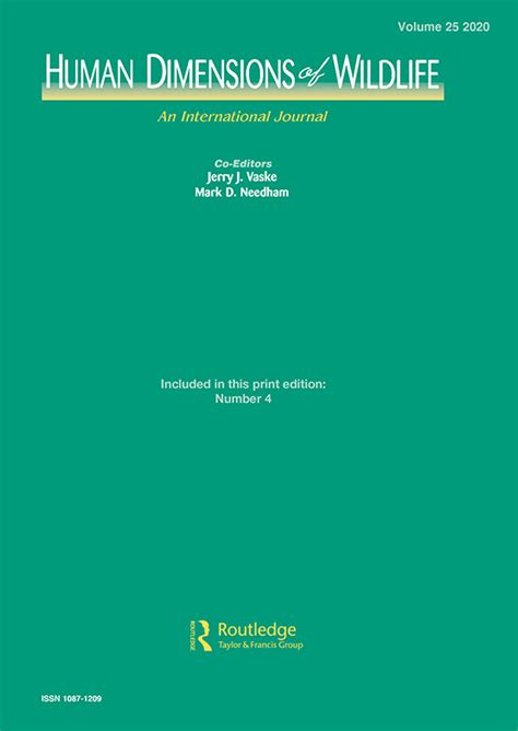 Factors influencing community participation in wildlife conservation: Human Dimensions of ...