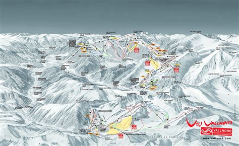 plan des pistes Pal - Arinsal