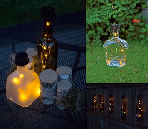 10 DIY Landscape Lighting Ideas from Recycled Materials