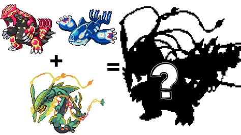 Pokemon Fusion Sprite: Request #79: Mega Rayquaza Primal Groudon Primal ...